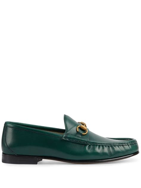 green gucci horsebit loafers|Gucci Horsebit loafers cheap.